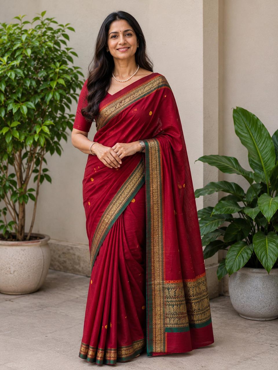 Pure Cotton Saree