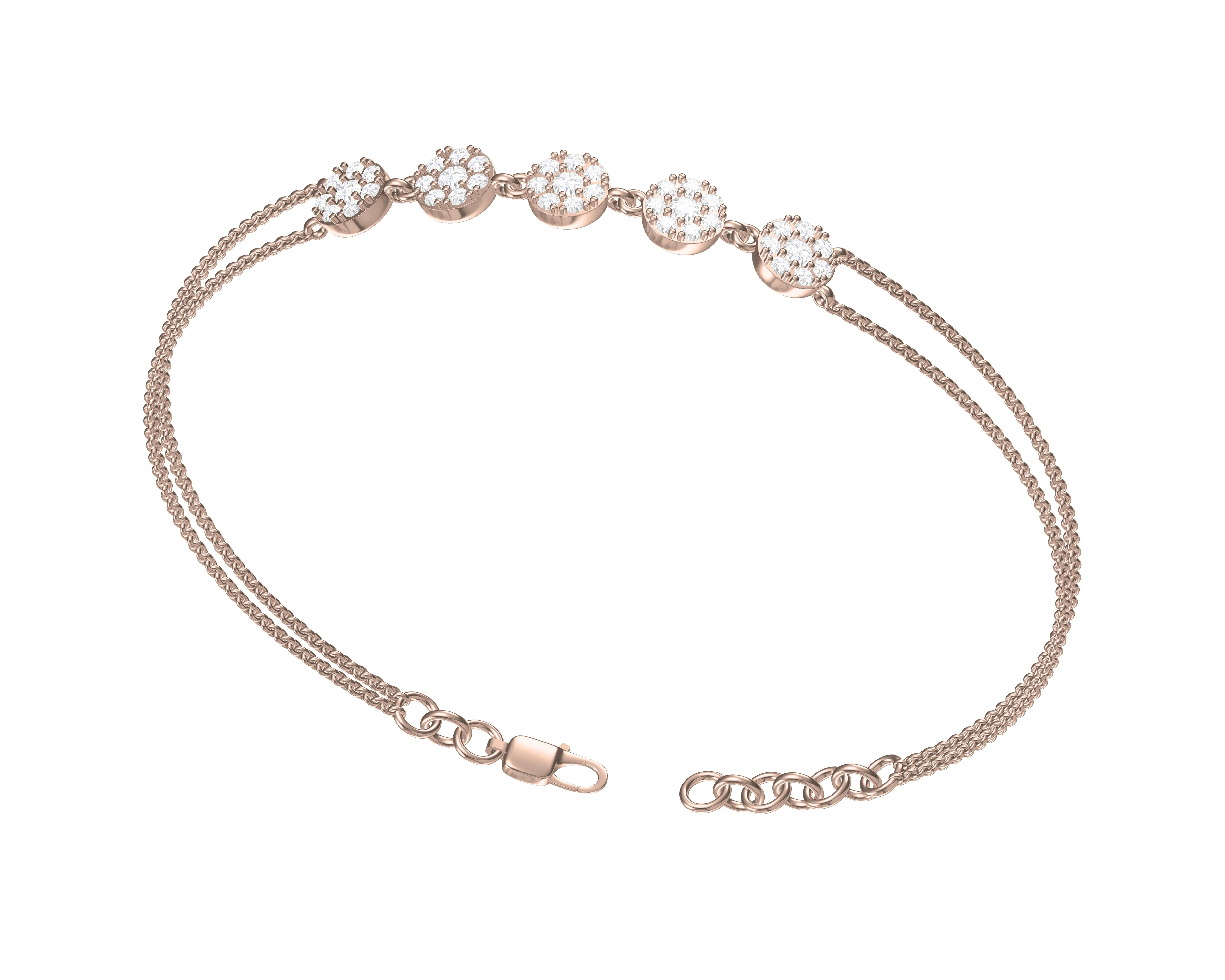 Tiny flowers bracelet