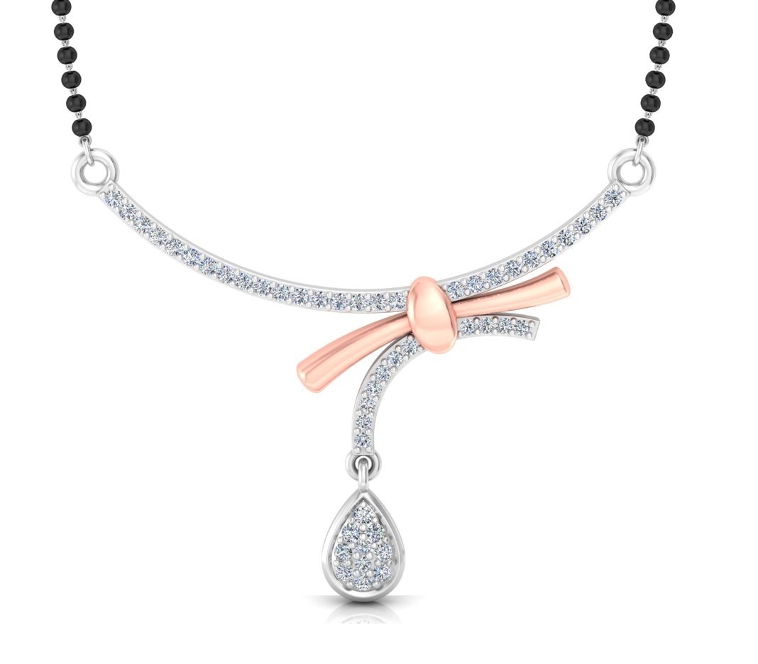 Diamond mangalsutra- timeless symbol of commitment