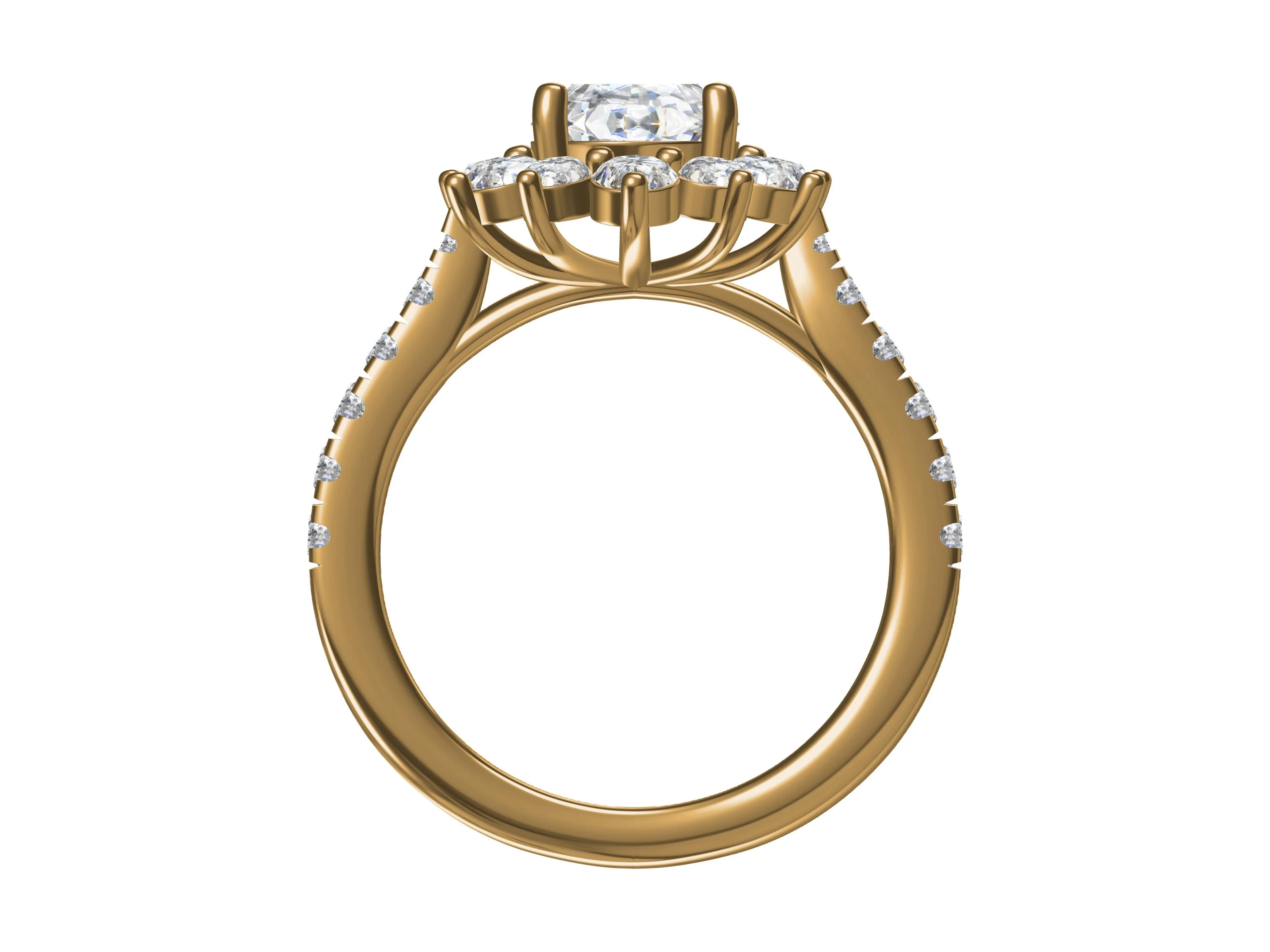 Flower Shape Diamond Ring – A Floral Elegance