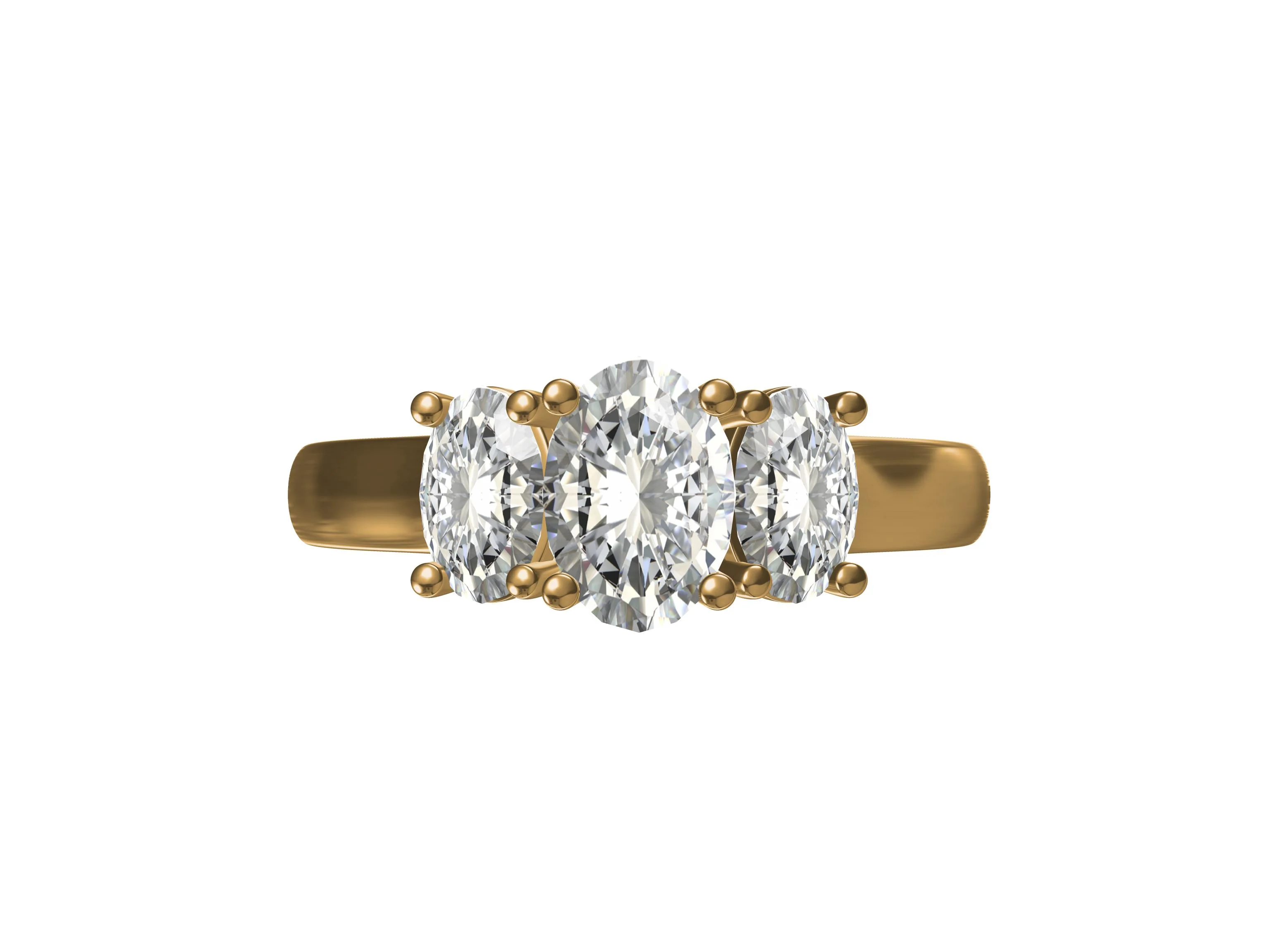 Trio Diamond Ring – A Symbol of Timeless Elegance