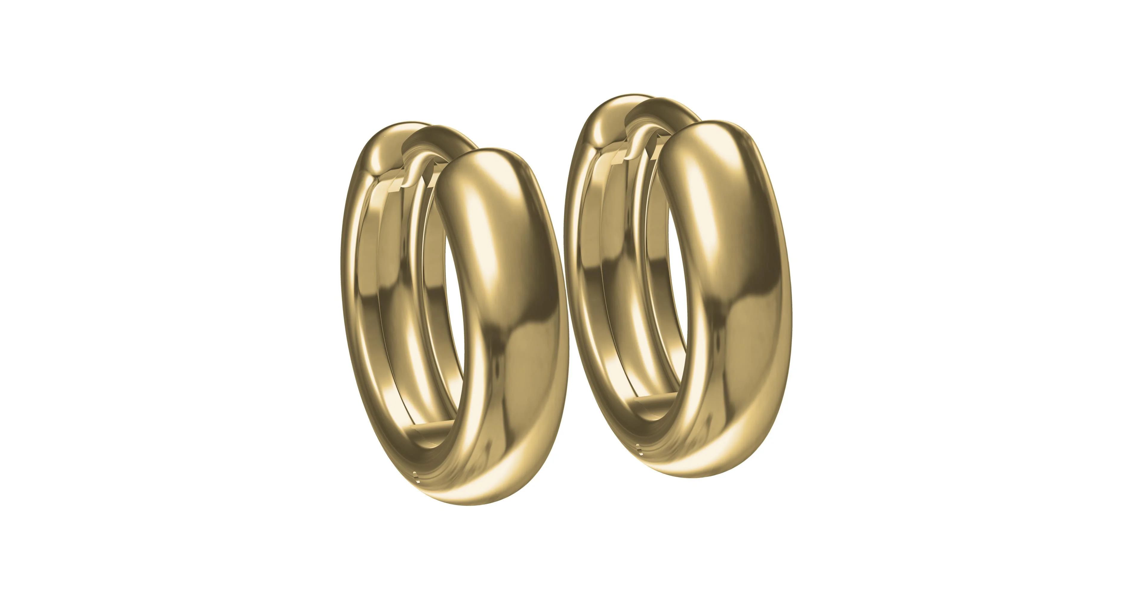 Elegant hoop earrings