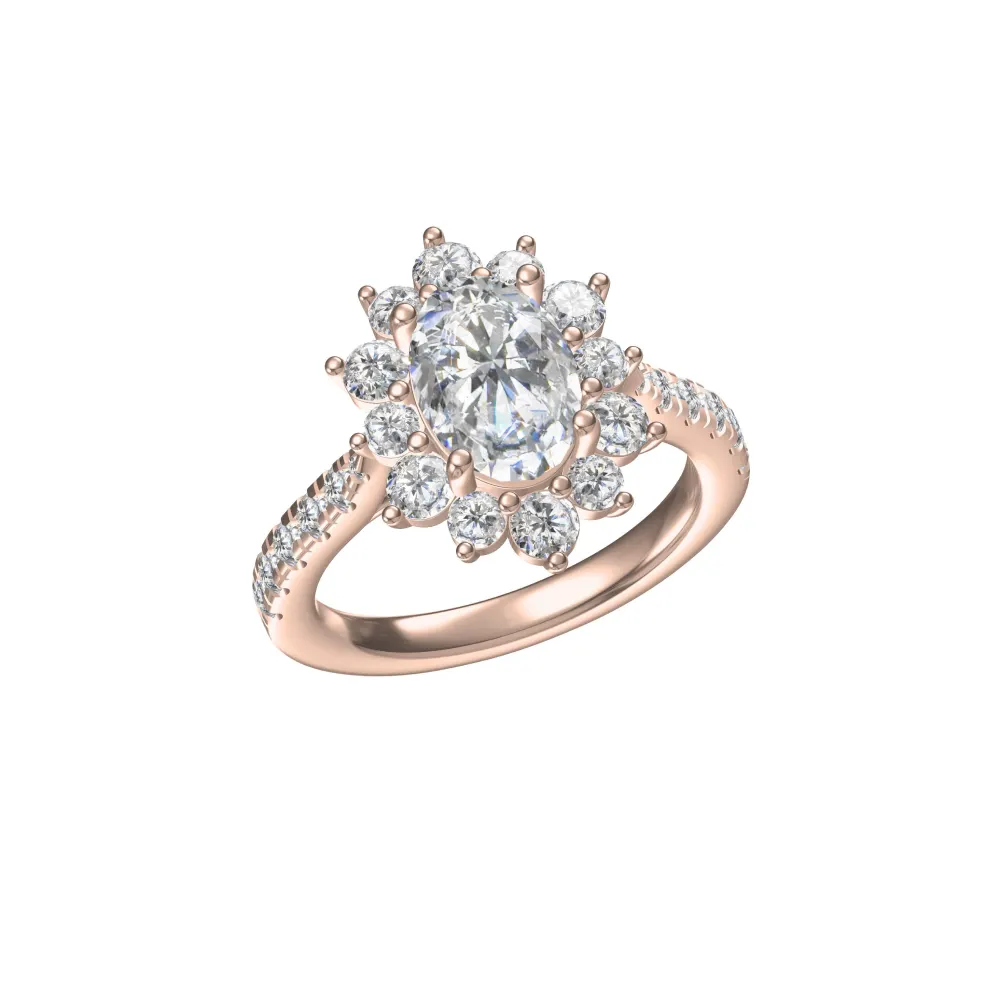 Flower Diamond Ring