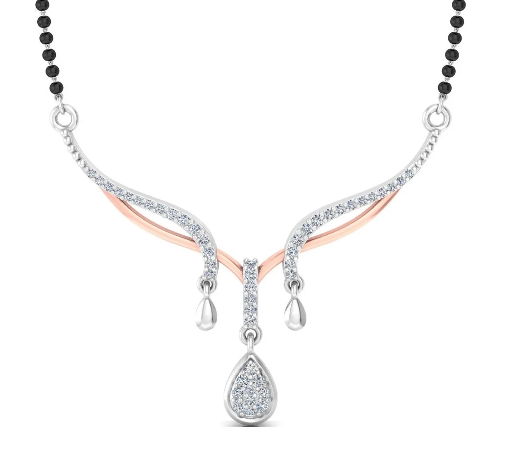 Diamond mangalsutra - a sign of commitment