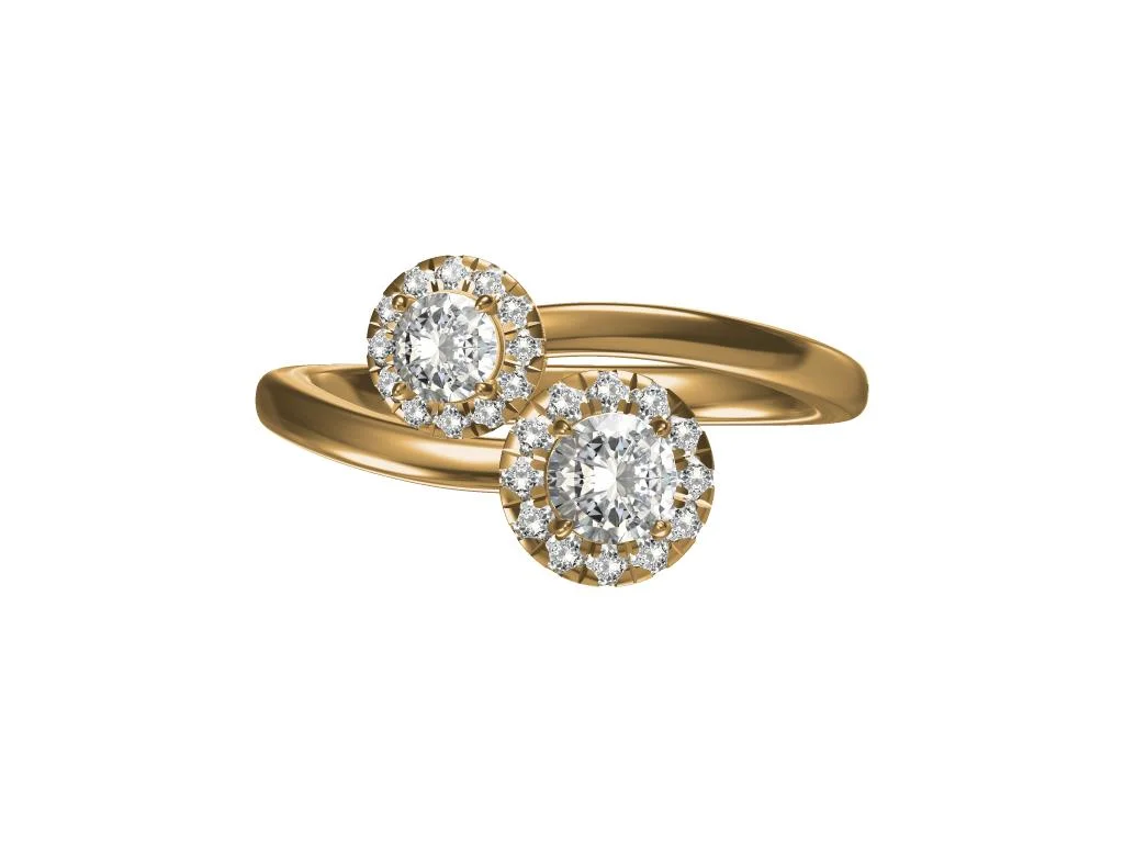 Natural diamond  ring