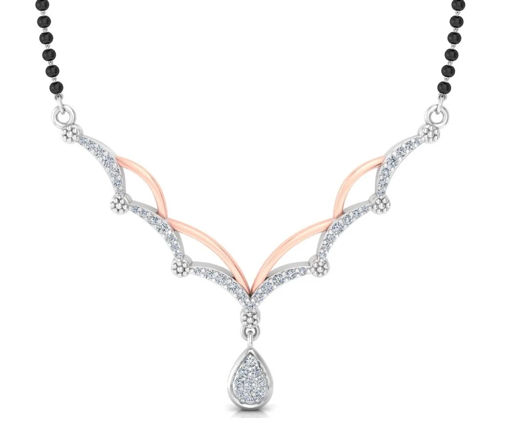 Diamond mangalsutra - a sign of love