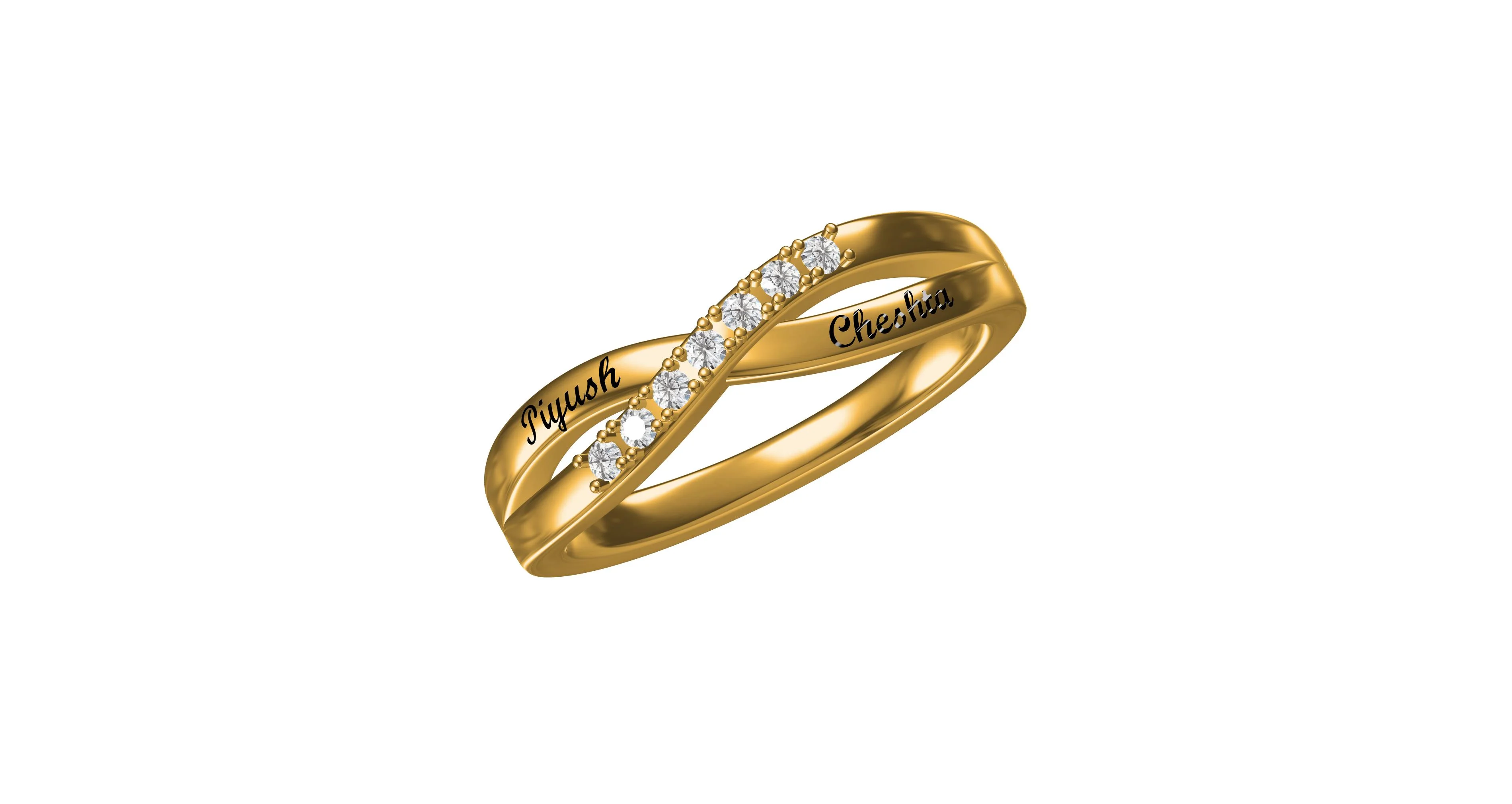Celestial harmony vintage ring