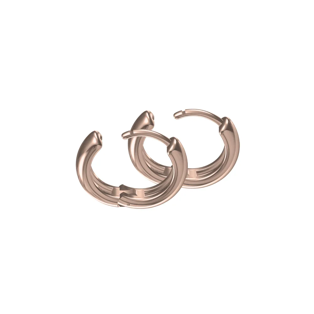 Elegant hoop earrings