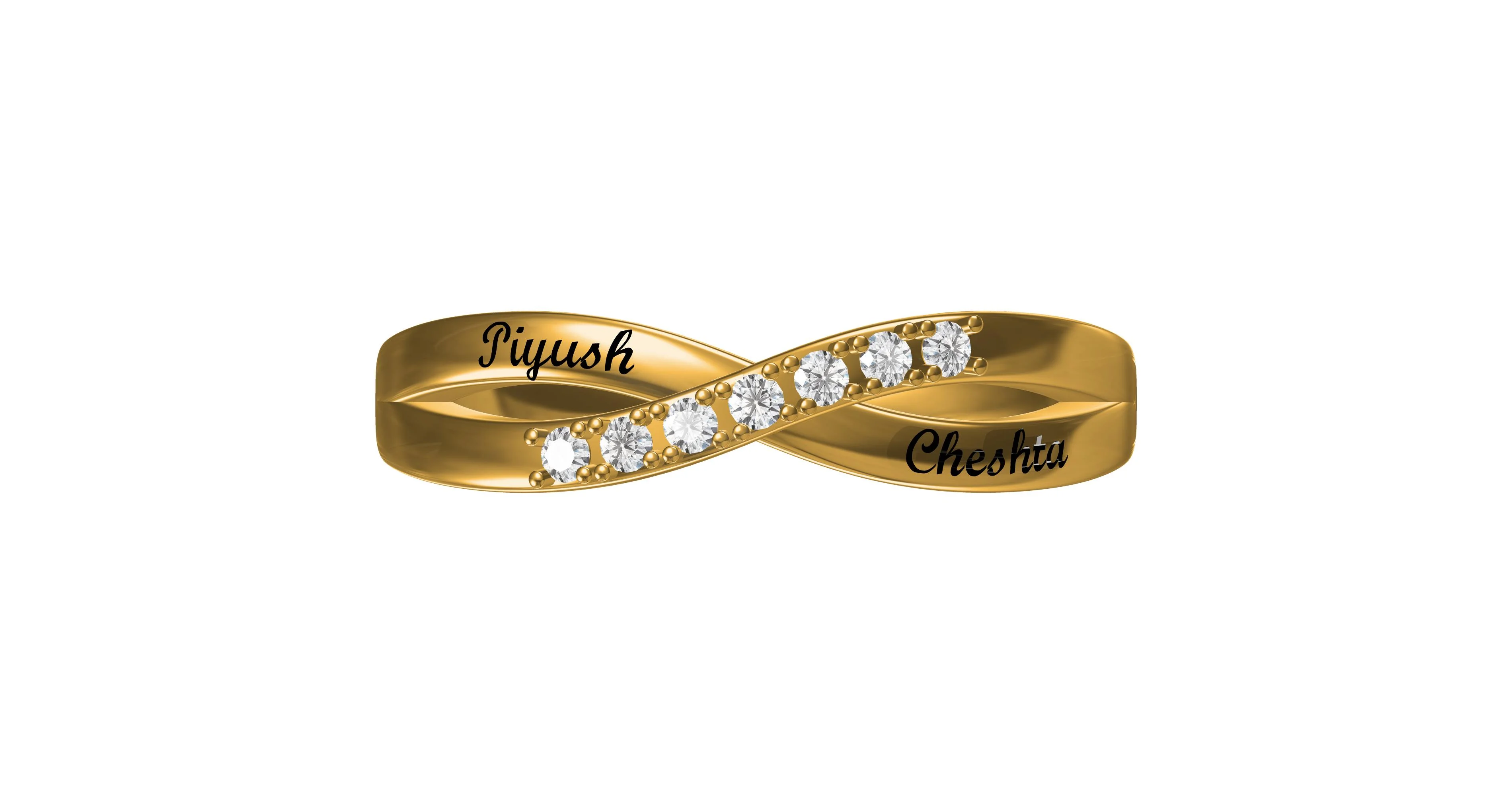 Celestial harmony vintage ring