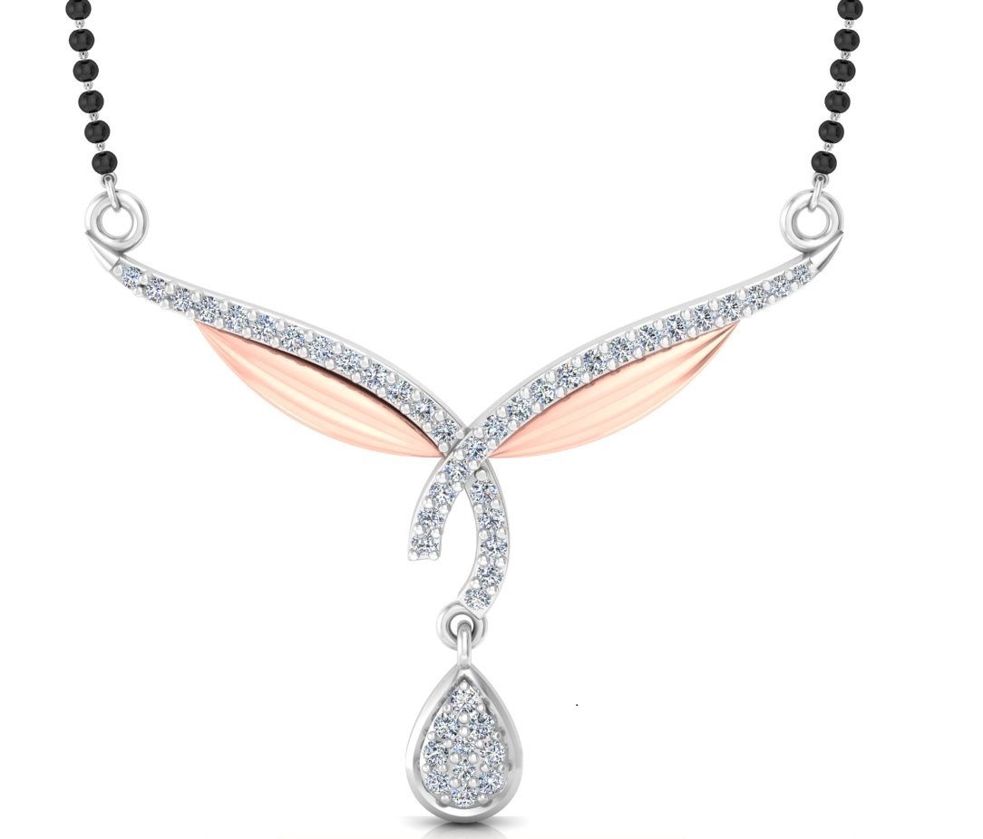 Beautiful diamond mangalsutra